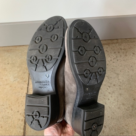 Aquatalia by Marvin K. Gray Quilted Boots Size 7 - Picture 6 of 9